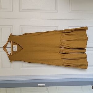 notPERFECTLINEN Patna Dress bronze brown Medium